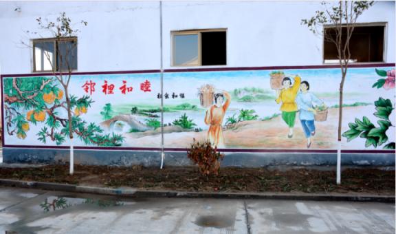 巩义乡镇文化墙 乡风文明焕发新活力